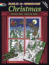 Build-A-Window Stained Glass Coloring Book Christmas (Paperback)