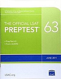 The Official LSAT Preptest 63: (june 2011 LSAT) (Paperback)