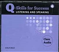 [중고] Q Skills for Success Listening and Speaking: 4: Class CD (CD-Audio)