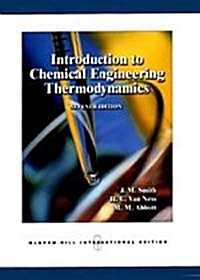 [중고] Introduction to Chemical Engineering Thermodynamics (Paperback, 7 ed)