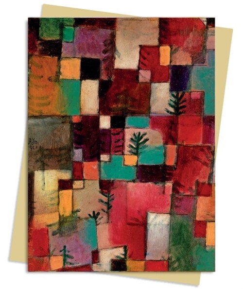 Paul Klee: Redgreen and Violet-Yellow Rythmns Greeting Card: Pack of 6 (Other, Pack of 6)