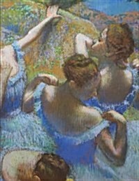 Degas Blue Ballerinas: Degas Artwork Blue Ballerinas Notebook. Large Format 8.5x11 Lined Notebook. (Paperback)