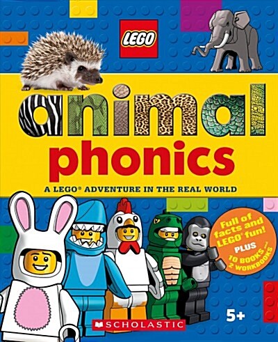 Animals Phonics Box Set: A Lego Adventure in the Real World (Hardcover)