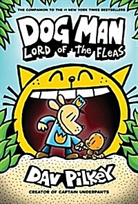Dog Man: Lord of the Fleas: A Graphic Novel (Dog Man #5): From the Creator of Captain Underpants: Volume 5 (Library Binding, Library)