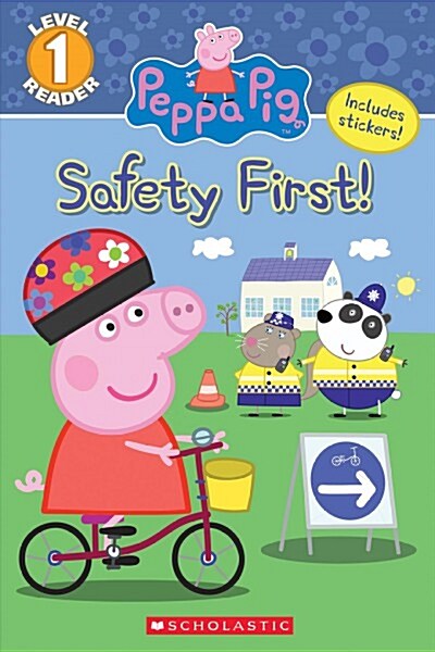 The Safety First! (Peppa Pig: Level 1 Reader) (Paperback)