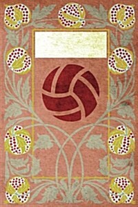 Monogram Volleyball Journal: Blank Notebook Diary Log (Paperback)