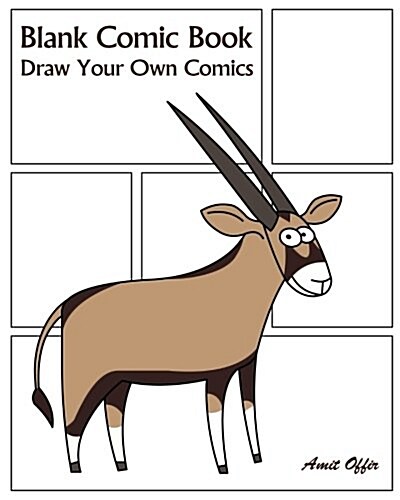 Blank Comic Book: Draw Your Own Comics (Paperback)