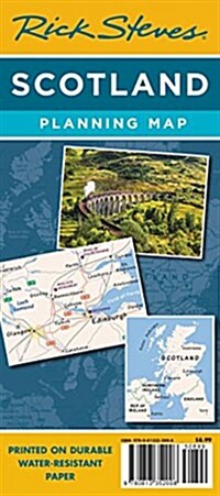 Rick Steves Scotland Planning Map: Including Edinburgh & Glasgow City Maps (Folded)