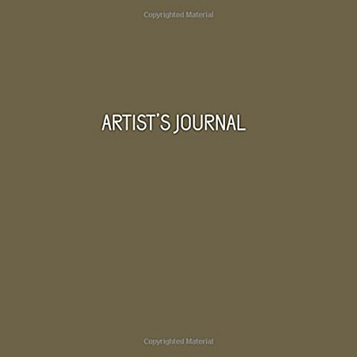 Artists Journal, Olive Large Square Sketchbook (Paperback, JOU)