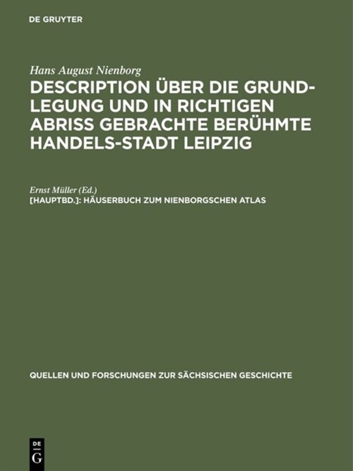 H?serbuch Zum Nienborgschen Atlas (Hardcover, Reprint 2018)
