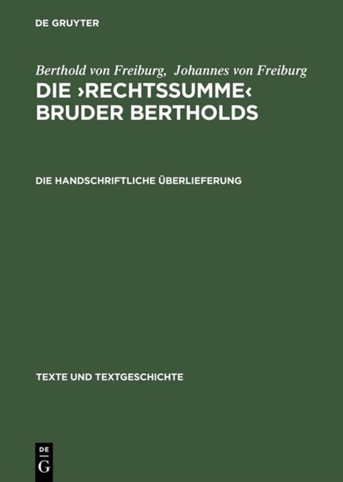 Die Rechtssumme (Hardcover, Reprint 2018)