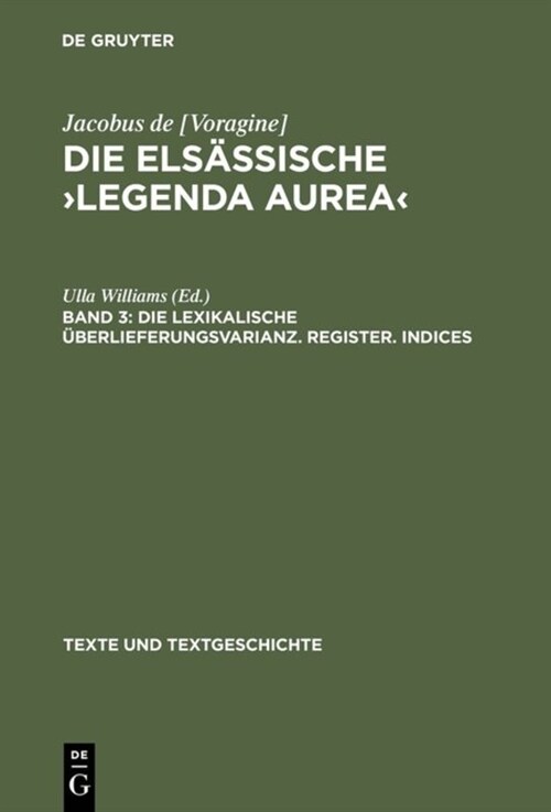Die els?sische Legenda aurea (Hardcover, Reprint 2018)