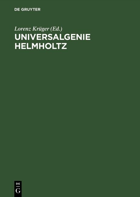 Universalgenie Helmholtz (Hardcover)