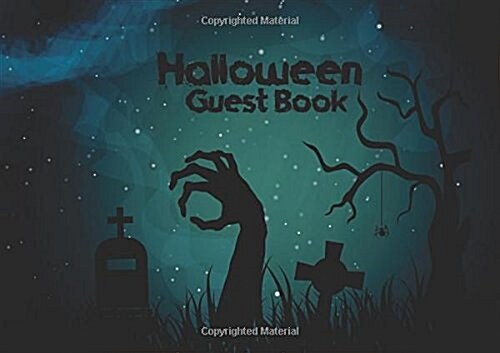 Guest Book Halloween (Paperback, GJR)