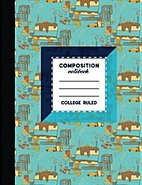 Composition Notebook: College Ruled: Empty Diary, Journals For Teens, College Ruled Journal, Cute Birthday Cover, 7.44 x 9.69, 200 Pages, (Paperback)