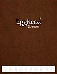 Egghead Notebook: 1/8 Cross Grid Graph Paper Ruled (Paperback)