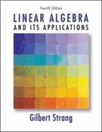 Linear algebra and its applications 4th ed