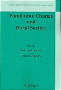Population Change And Rural Society (Paperback)