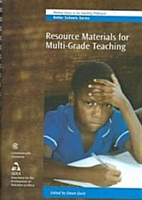[중고] Resource Materials for Multi-Grade Teaching: Working Group on the Teaching Profession (Spiral Bound)