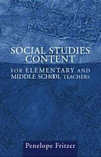 Social Studies Content (Paperback)