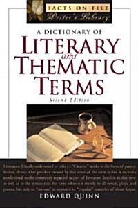 A Dictionary of Literary and Thematic Terms (Paperback, 2)
