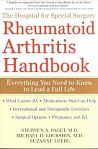 The Hospital for Special Surgery Rheumatoid Arthritis Handbook (Paperback)