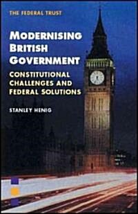 Modernising British Government (Paperback)