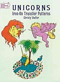 Unicorns Iron-On Transfer Patterns (Paperback)