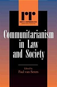 Communitarianism in Law and Society (Paperback)