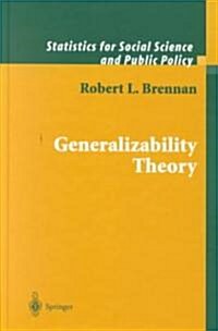 Generalizability Theory (Hardcover, 2001)