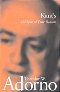 Kants critique of Pure Reason (Paperback)