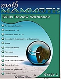 Math Mammoth Grade 1 Skills Review Workbook (Paperback)