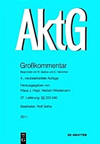 Aktiengesetz (Paperback, 4th)