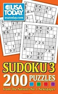 USA Today Sudoku 3: 200 Puzzles (Paperback)