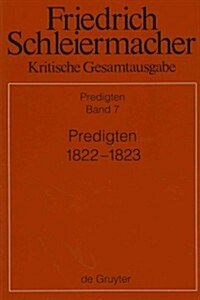 Predigten 1822-1823 (Hardcover)