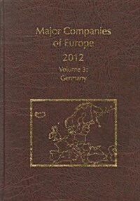 Major Companies of Europe, 2012 (Hardcover, 31th)