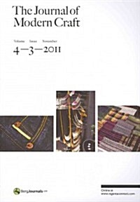 The Journal of Modern Craft (Paperback, Journal (single-copy journal))