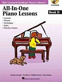 All-In-One Piano Lessons Book D (Hardcover)