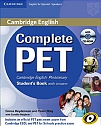 Complete Pet for Spanish Speakers Students Book with Answers [With CDROM] (Hardcover)