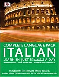 Complete Italian Pack: Learn in Just 15 Minutes a Day [With Audio CDs] (Paperback)