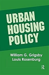 Urban Housing Policy (Hardcover)