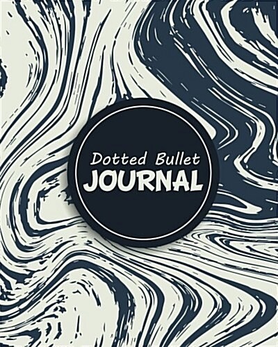 Dotted Bullet Journal Abstract Marble Dot Grid (Paperback, JOU)