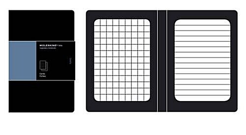Moleskine Folio Professional Memo Index Cards, White (3.5 X 5): 10 Ruled, 10 Squared (Novelty, Black)