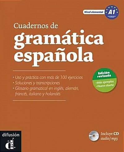 (A1) CUADERNOS DE GRAMATICA ESPANOLA (A1) (+CD) (Paperback)