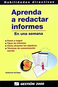 APRENDA A REDACTAR INFORMES (Paperback)