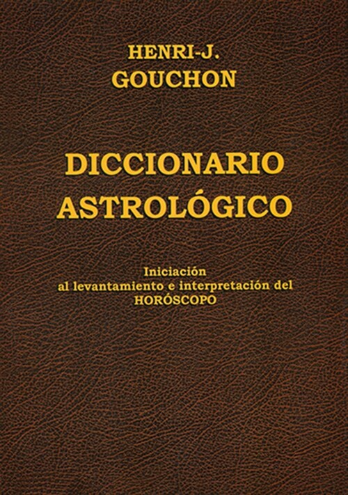 DICCIONARIO ASTROLOGICO (Book)