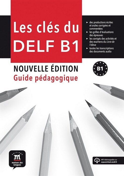 LES CLES DU DELF B1 GUIDE PEDAGOGIQUE (Paperback)