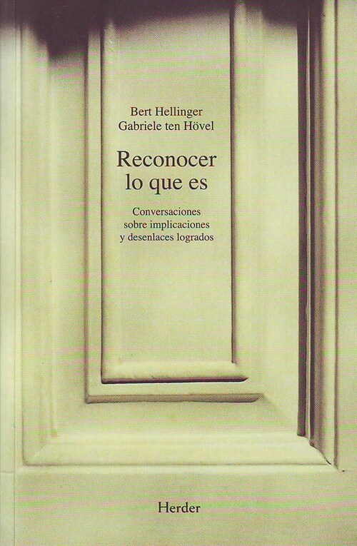 RECONOCER LO QUE ES (Paperback)