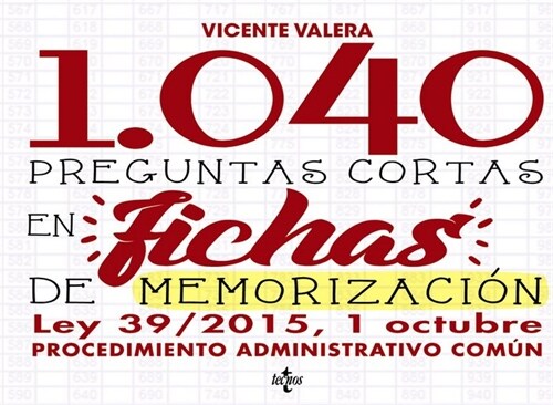 1040 PREGUNTAS CORTAS EN FICHAS DEMEMORIZACION (Hardcover)