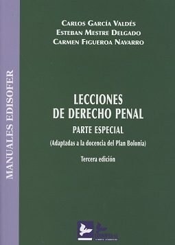 LECCIONES DE DERECHO PENAL, PARTE ESPECIAL (Paperback)